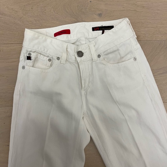 AG white bell bottom jeans. - Picture 5 of 7